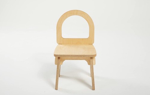 GigaHome MN Series Wood Chair For Kids Birch Plywood + Natural Wood Chair - Picture 4 of 6