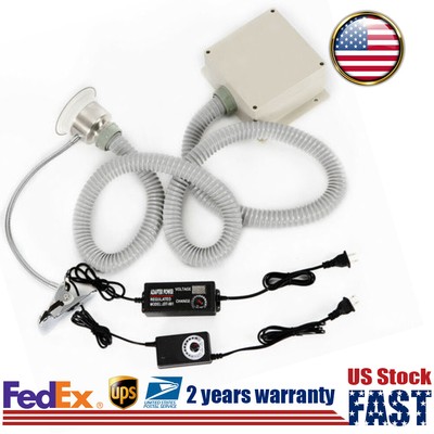 30W Soldering Solder Smoke Absorber Remover Fume Extractor Adjustable US STOCK