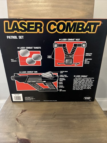 SET DE PATROUILLE DE COMBAT LASER PANOSH PLACE LASER TAG PHASER 1986 SCELLÉ RARE VINTAGE - Photo 8 sur 11