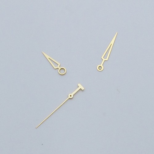 Watch Hands For TISSOT T97-483.7 ETA 2824 Movement Replacement Silver & Gold - Picture 5 of 5