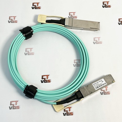 QSFP-100G-AOC-IB 5M Active Optic Cable w/ Transceiver Mellanox Compatible 850nm - Picture 2 of 11