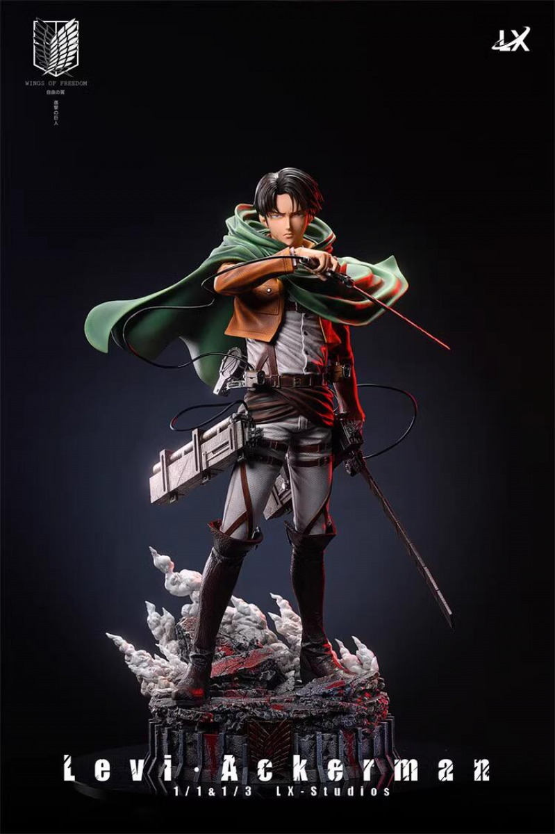 LX Studio Levi Ackerman Resin Attack on Titan Figurine 62cm 1/3 | eBay