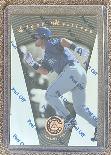 1997 Pinnacle Certified Edgar Martinez Seattle Mariners #84 Peel On MLB - 第 1/2 張圖片