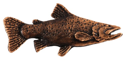 Trucha marrón, alfiler de pescado realista, estaño, solapa F008 2 1/4", imán, regalo de pesca - Imagen 11 de 62