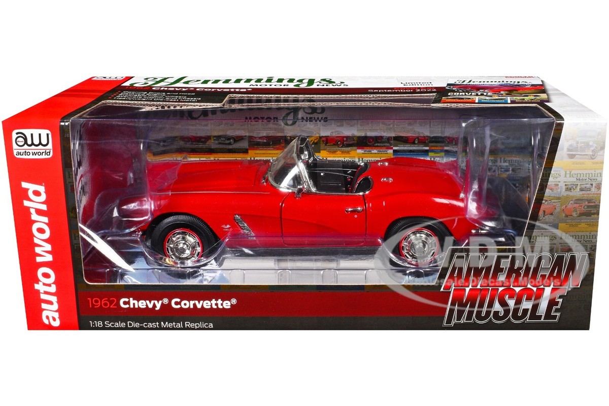 1962 CHEVROLET CORVETTE CONVERTIBLE MAROON 