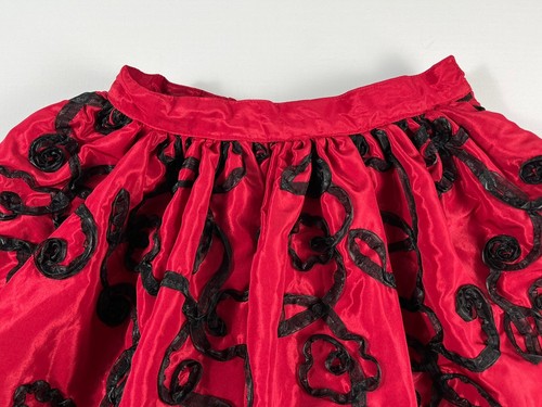 The Children's Place Girls Skirt Size 6 Red & Black Holiday Party - Picture 4 of 17