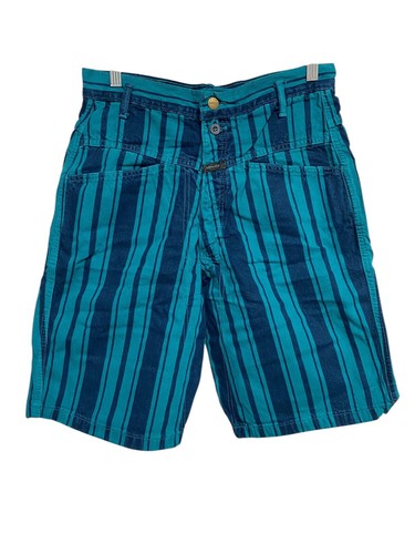 VTG Marithe Francois Girbaud Baggy Striped 90s Y2K Denim Shorts Jorts Men's 30