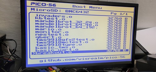 Pico 56 ,pi Pico based basic computer 8 bit 4096 colour, stereo pc - Picture 9 of 11