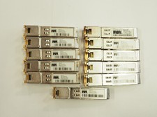 Lot of 11 Cisco GLC-T 30-1410-02 1000Base-T SFP Module. Copper Clips