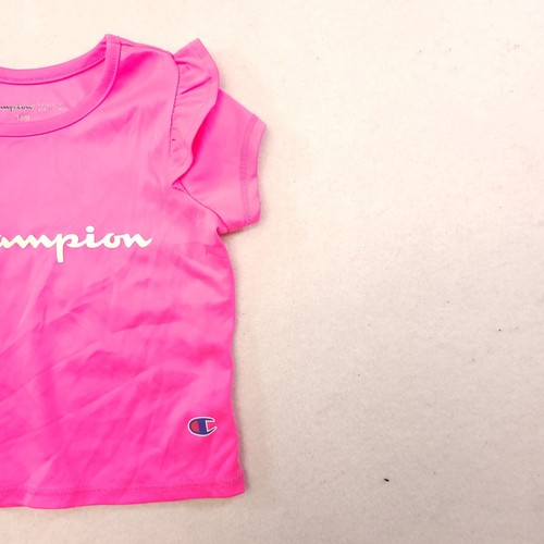 Champion Short Sleeve Casual Graphic T-Shirt Youth Size 18M Pink - Picture 5 of 10