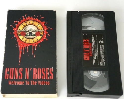 1998 Geffen Records GUNS N' ROSES Welcome To The Videos Complete VHS Video Tape - Picture 1 of 2