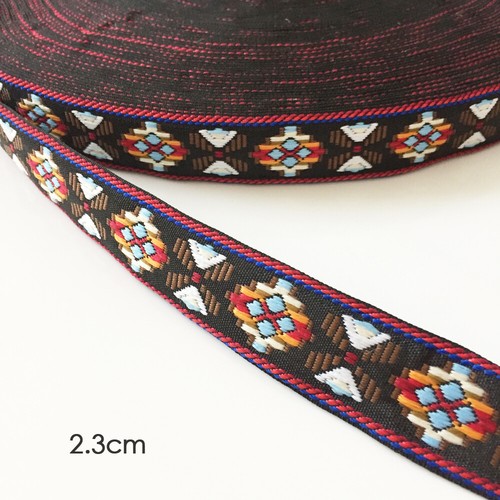 Jacquard Trim Braid or Embroidered Ribbon Craft Sewing Retro Boho Ethnic Scandi - Picture 63 of 276