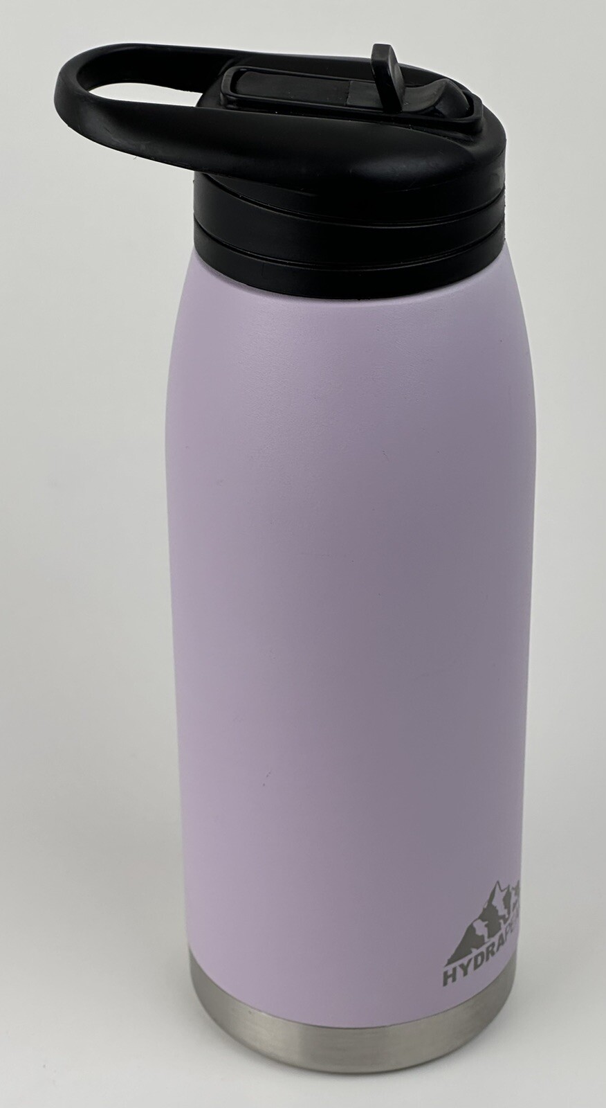 Hydrapeak Flow Water Bottle Stainless Steel Insulated 32oz Wide Mouth Lid  Purple