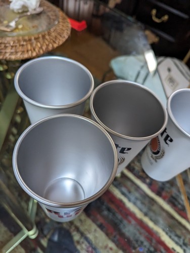 Miller Light Football Atlanta Falcons Aluminum 16oz Cups - Picture 5 of 5