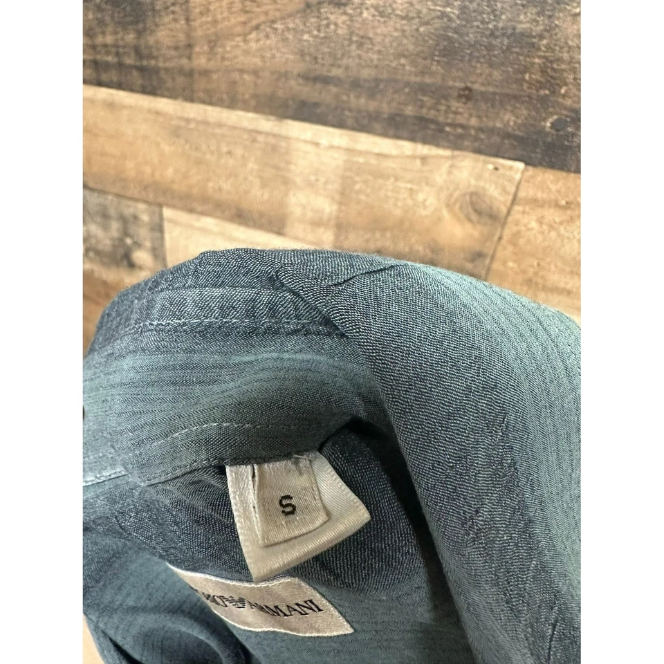 Emporio Armani 男式长袖纽扣 S 码 — 第 3/4 张图片