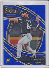 2020 Panini Select Premier Level Blue Prizm #150 DYLAN CEASE 15/149 White Sox