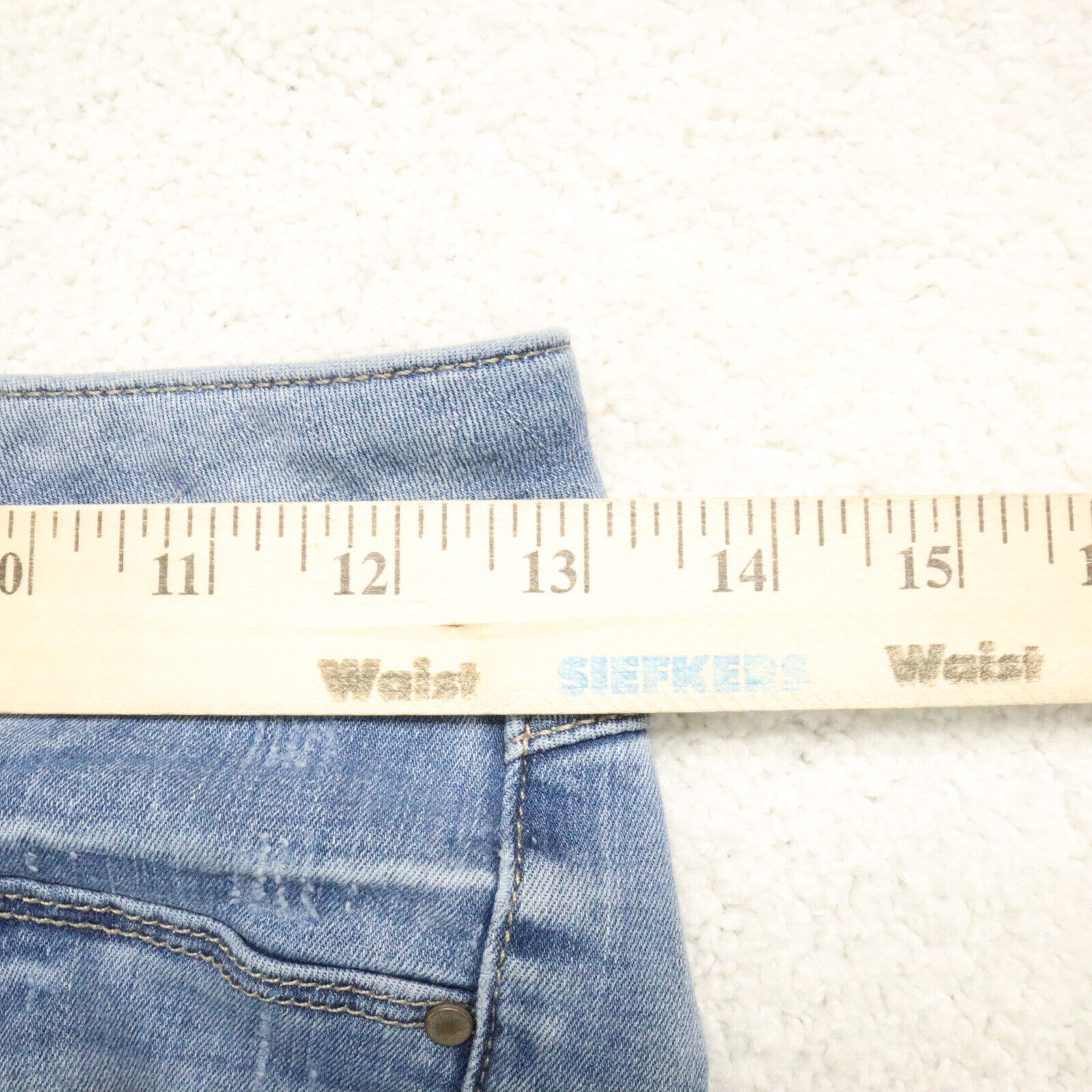 Rewash Womens Junior Size 3/26 Blue Skinny Medium… - image 6