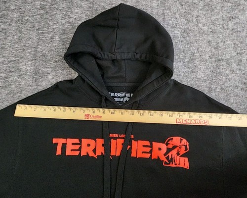 Terrifier 2 Hoodie Mens Small Sweatshirt Damien Leone Halloween Horror Clown - Picture 13 of 19