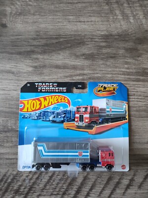 Hot Wheels Transformers Optimus Prime 1:64 Scale W Gold Bumblebee 