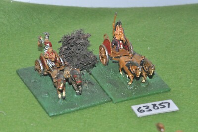 25mm Römerzeit / Gallien - 2 Streitwagen - (63857)
