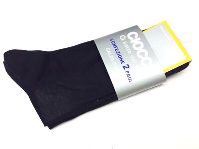 CIOCCA HERREN KURZSTRUMPF 100% BAUMWOLLE 12 PAAR ANGEBOT BLAU GR. 42-43