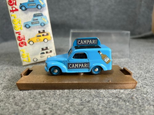 FIAT 500 C PUBBLICITARIO CAMPARI TOPOLINO furgone 1/43 BRUMM serie COMMERCIALE - Foto 3 di 14