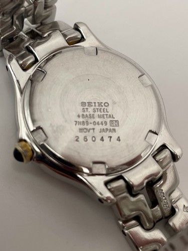 Seiko Quartz Women’s Watch Date Ind. 7N89-0449 New Battery - Picture 8 of 14