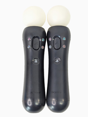 2 x GENUINE Sony PlayStation PS3 VR PS4 PS Move Motion Controller CECH-ZCM2E