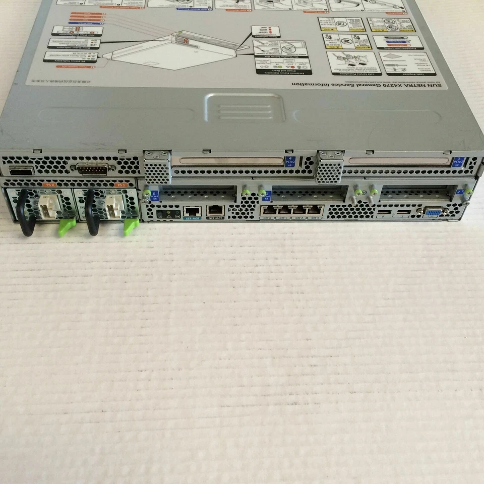SUN Oracle Netra X4270 2 2.13Ghz CPU 8GB 2 300GB Disk 2x DC Power DVD Rack Kit - Image 3 of 4