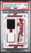 2020 National Treasures /99 Precious Achiuwa Rookie Dual Materials - PSA 9