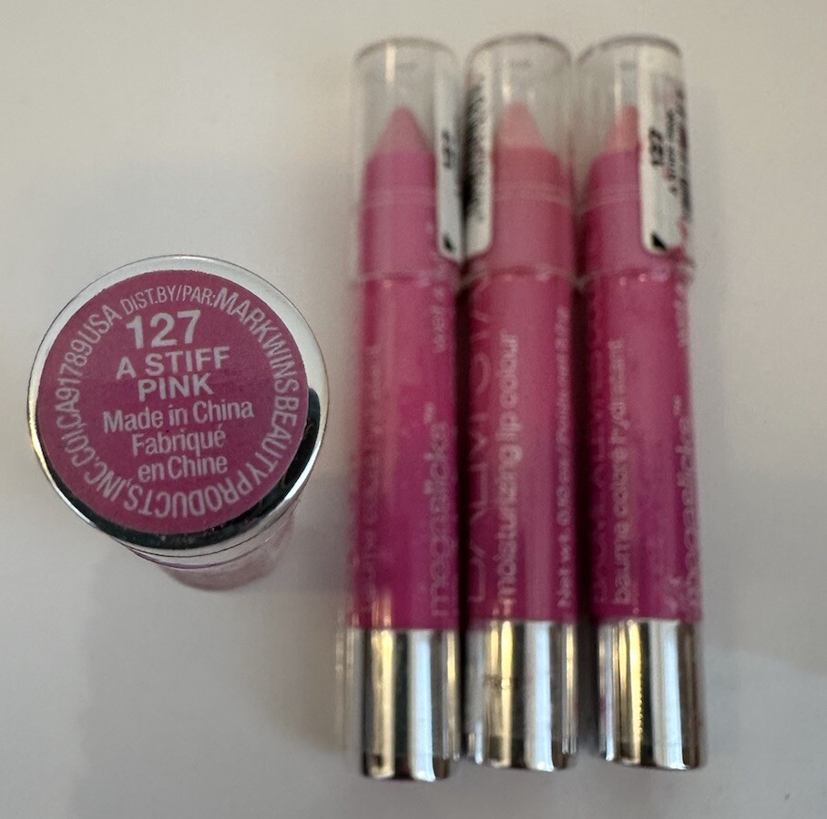 4 X Wet n Wild Megaslicks Balm Stain, Moisturizing Lip Color,127 A