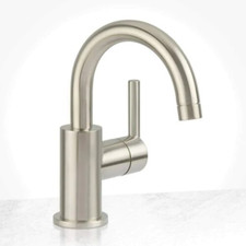 Miseno MNO1343SLBNP Mia Single Hole Bathroom Faucet With Drain, Brushed Nickel