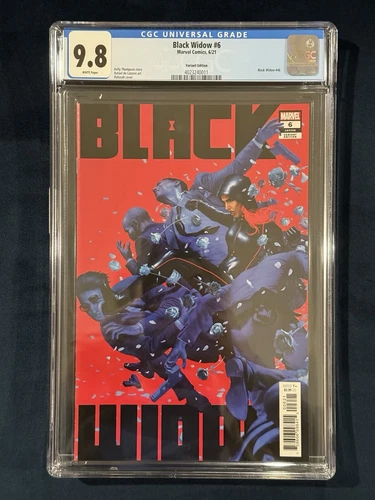 Black Widow #6 Rahzzah Variant 1:25 CGC 9.8 Marvel Comics 6/21 Rare 