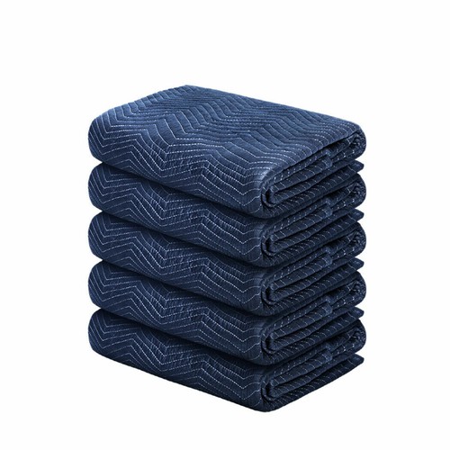 Moving Blanket Furniture Protection Heavy Duty Quilted Removalist 1.8MX3.4M 5PCS - Picture 3 of 11