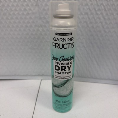 Garnier Fructis Deep Cleansing Invisible Dry Shampoo Rice Starc Aloe Clean 4.4oz