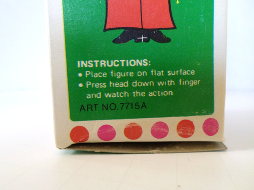 Vintage Naughty Swinging Santa With Original Box - Picture 6 of 6