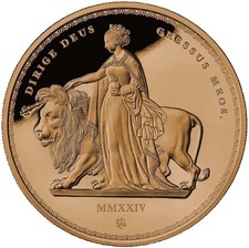 Half Sovereign 2024 Una And The Lion Gold Proof Coin Limited Edition Just 699