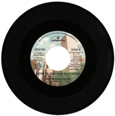 Alfie Davison Love Is A Serious Business/ Same 12 '' version Northern Soul Listen