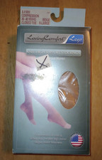 Loving Comfort XL Knee High Support Stockings Closed Toe XFirm Compression 30-40