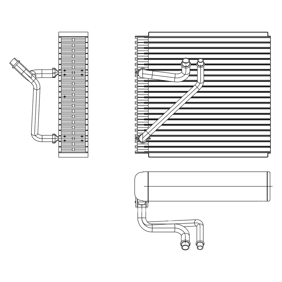 For Nissan Titan 2004-2011 TYC 97233 A/C Evaporator Core Foto 4 de 4