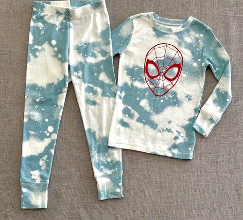 NWOTGap Kids Marvel Spider-Man 100% Organic Cotton Tie-Dye PJ Set size 6-7 years - Picture 3 of 14