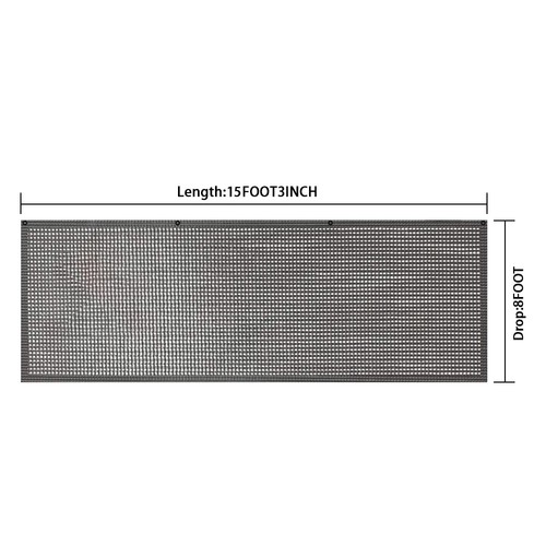 90% RV Awning Sun Shade Privacy Screen Free Kit W/ Grommets Various Size - Picture 37 of 55