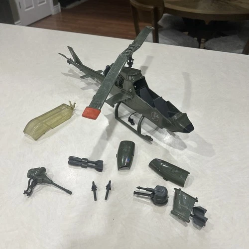 Vintage 1983 G.I. Joe Dragonfly XH-1 Helicopter - Hasbro ARAH - Original Rotor