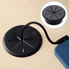 Simple Style Cable Organizer Desk Cord Grommet Wire Hole Cover 60MM Size
