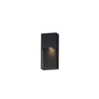 ET2 Lighting Grate 1 Light 14" LED Outdoor Wall Sconce, Black - E30392-BK