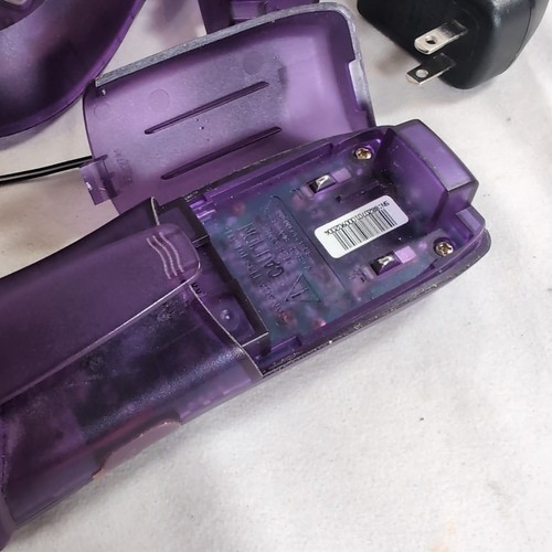 Vtech Cordless Phone 900 mhz Telephone VT9121 Translucent Purple Rare Vintage - Zdjęcie 9 z 16