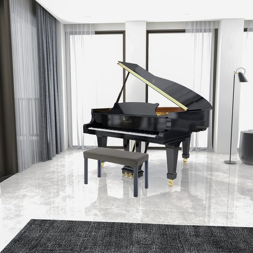 BUYUE Luxury 2-Person Piano Bench Cover, (27.7"- 37") Lx (12"- 16") W Stretch... - Picture 2 of 6