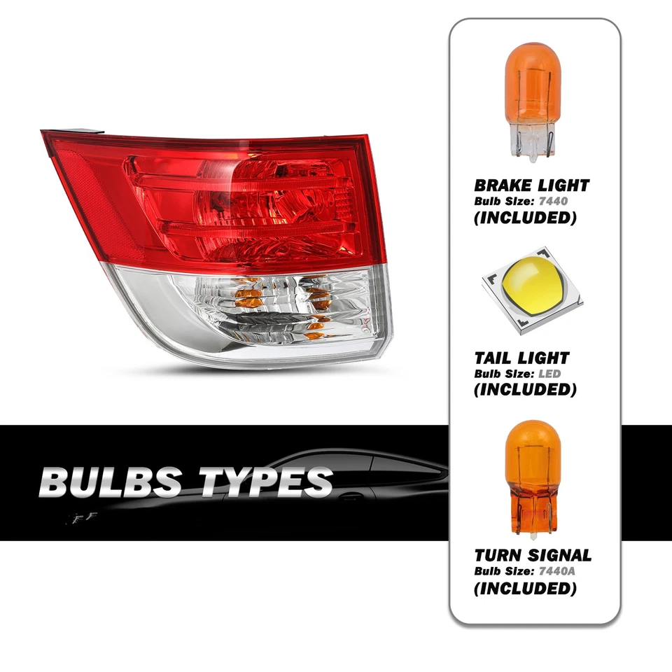 For 2014-2017 Honda Odyssey Driver Side Outer Brake Tail Light 14-17 - Image 2 of 4