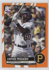 2023 Topps Big League Retail Electric Orange Liover Peguero #21 11pj