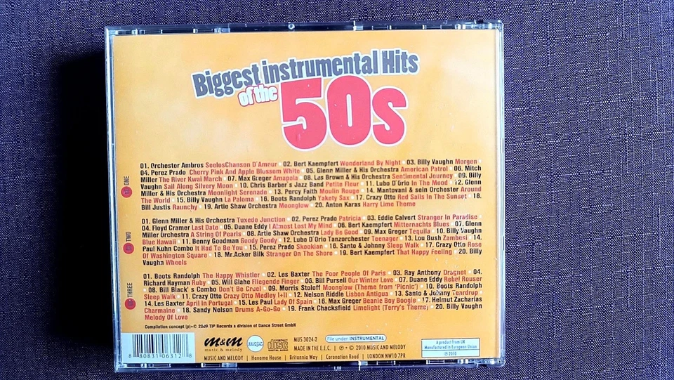 Biggest Instrumental Hits of the 50s *3 CD´s*💿💃 SUPER SAMPLER! - 👍👍👍👍👍 🥇 - Bild 3 von 4